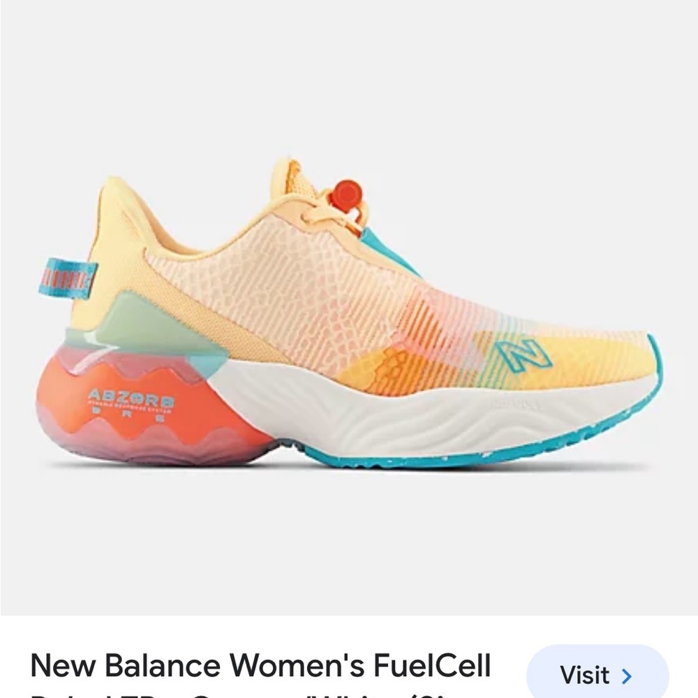 New Balance Women's FuelCell Rebel TR - Orange/White Size 9.5